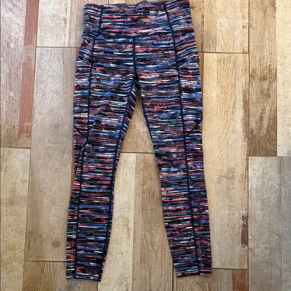 lululemon athletica Multicolor Patterned Leggings Size 6